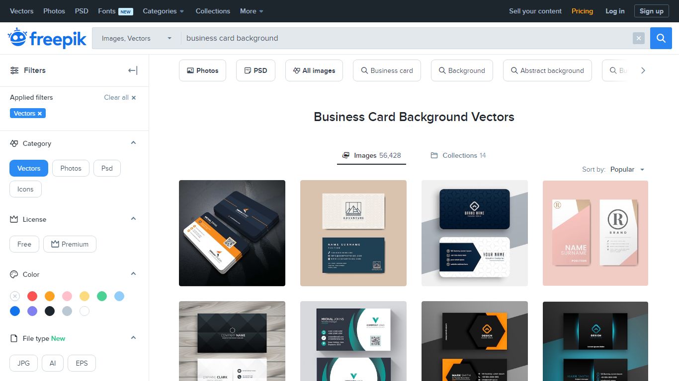 Business Card Background Vectors - Freepik